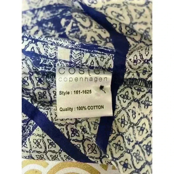coster copenhagen cotton blue and white oversize blouse Size 38 - Picture 5 of 6